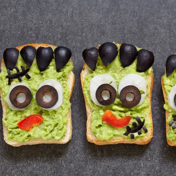 Frankenstein Avocado Toast