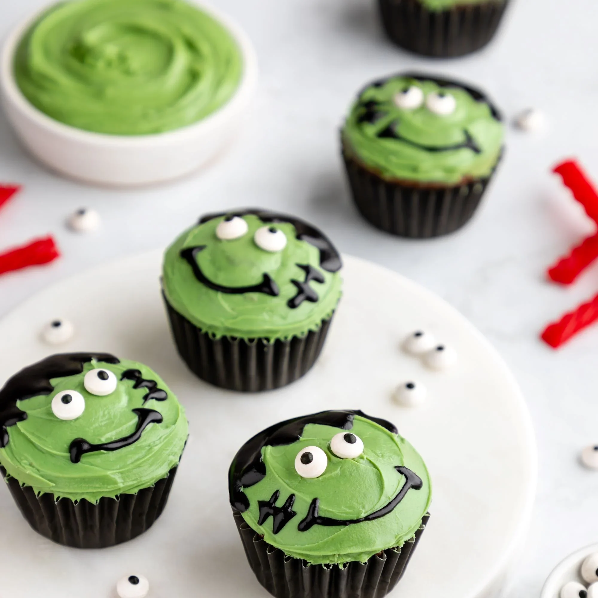 Frankenstein Cupcakes