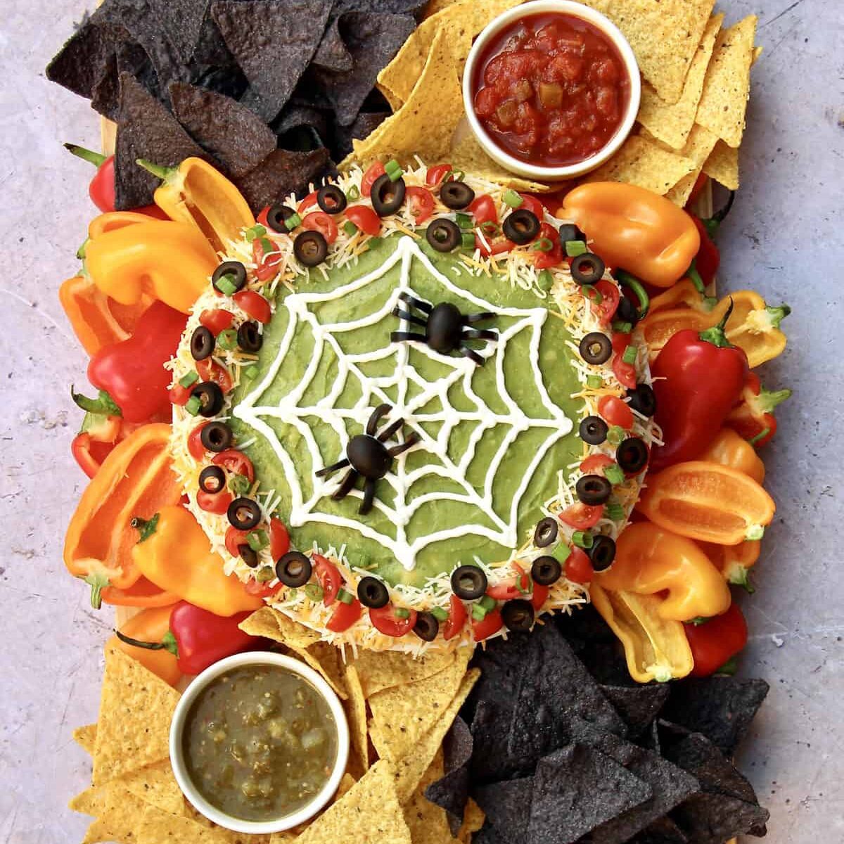 Spider Web 7-Layer Dip