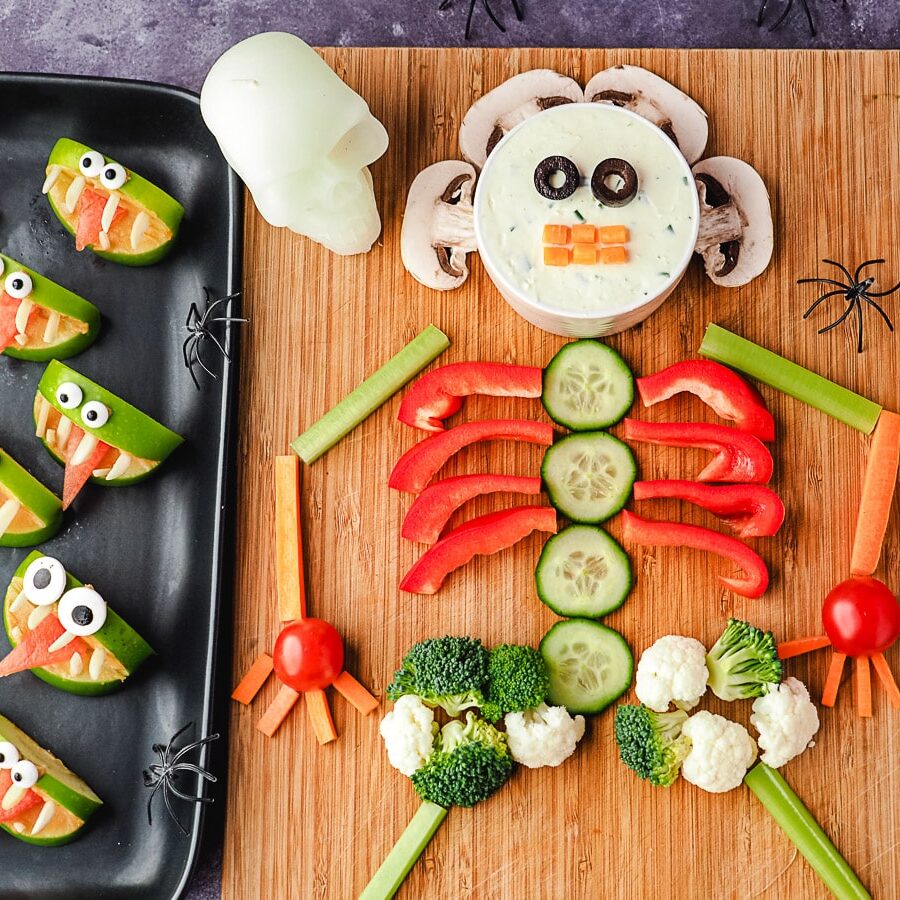 Skeleton Veggie Platter