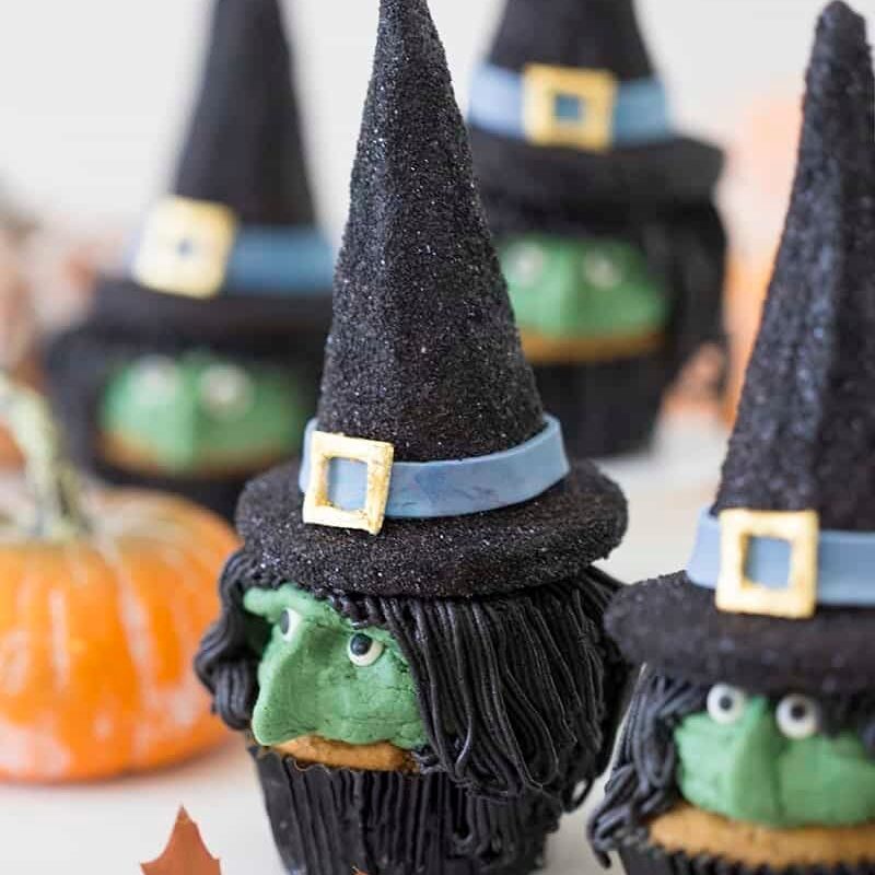 Witch Hat Cone Cupcakes