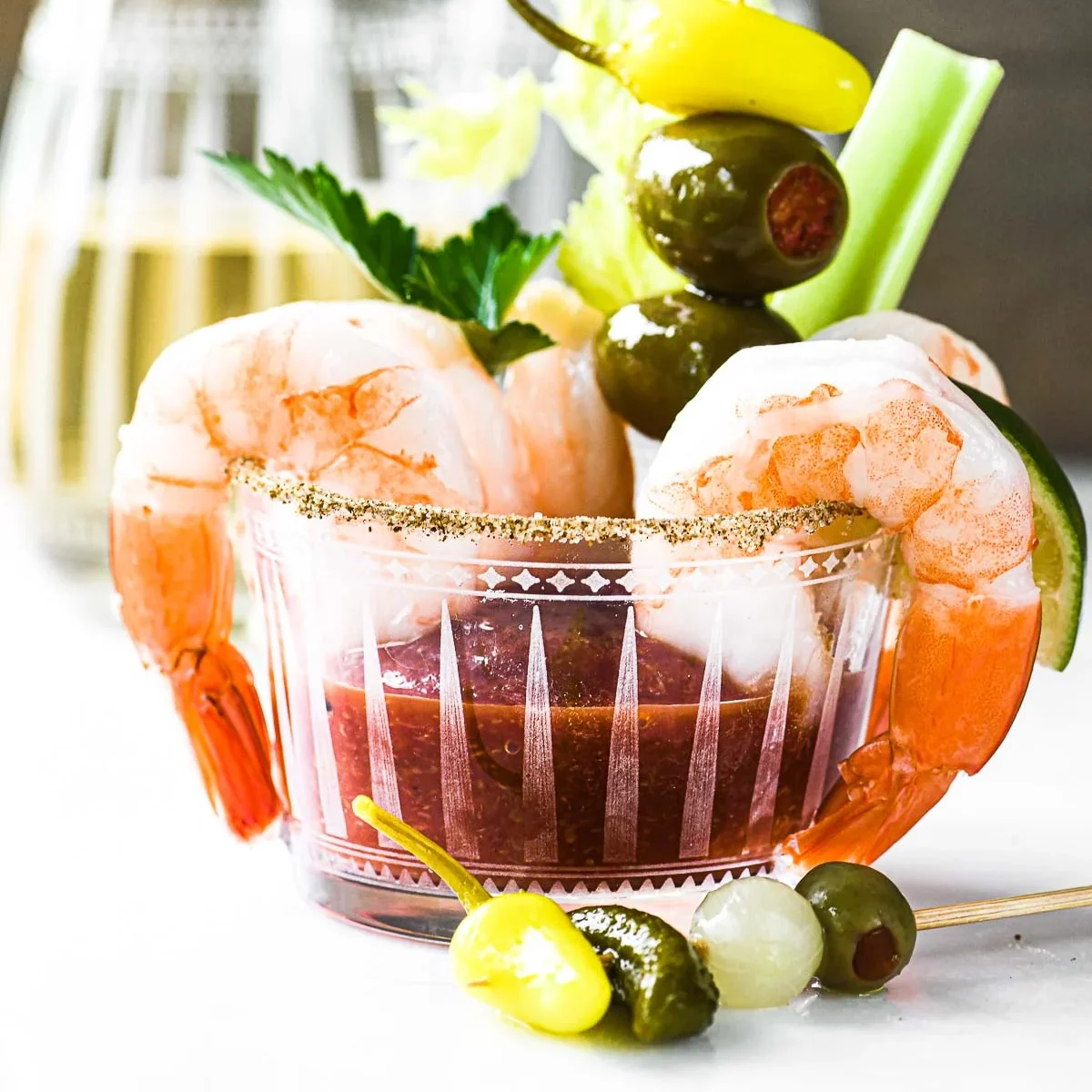 Spooky Shrimp Cocktail