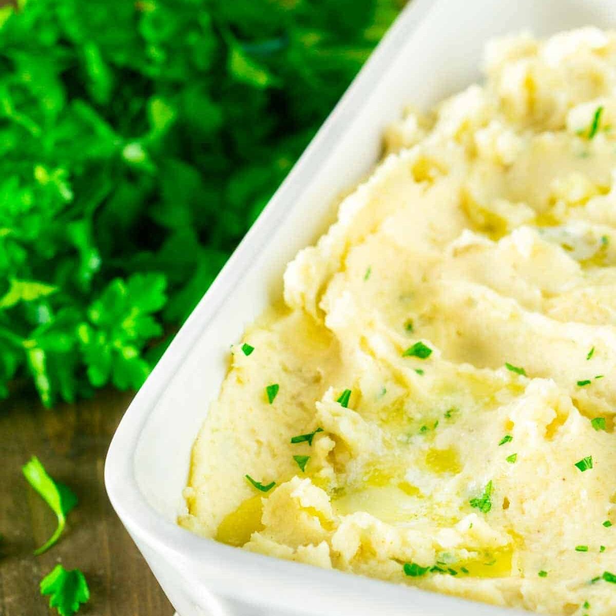 Brown Butter Smashed Potatoes