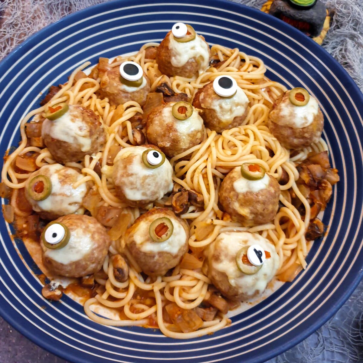 Monster Eyeball Meatballs