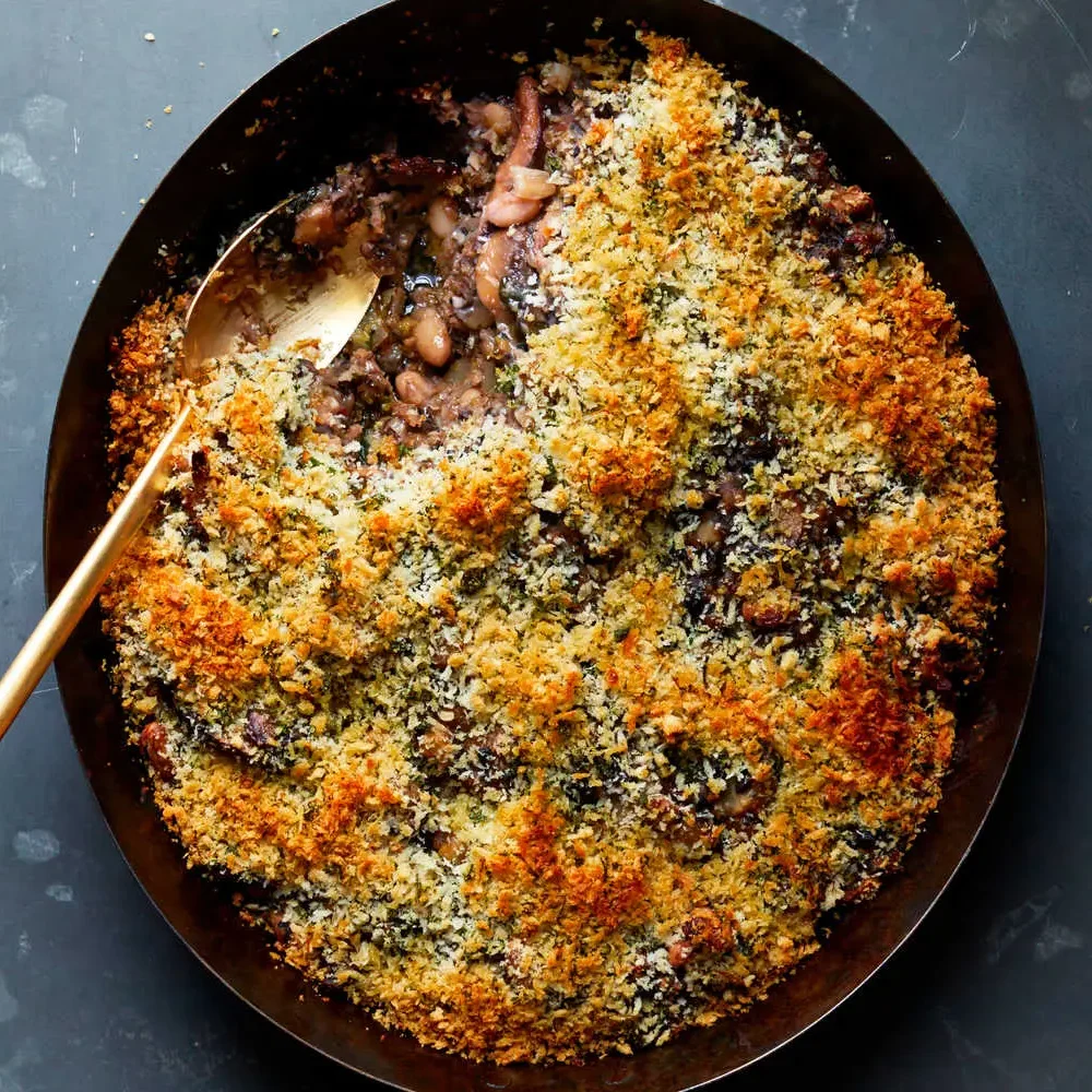 Wild Rice and Mushroom Casserole