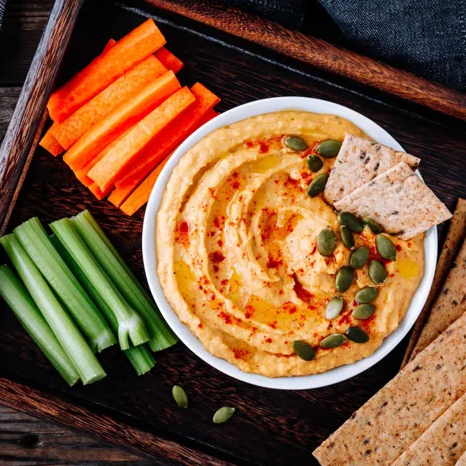 Pumpkin Pie Spiced Hummus