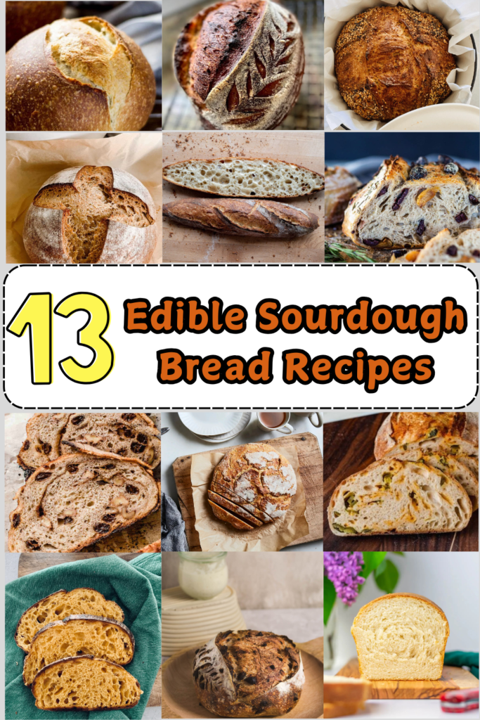 Edible Sourdough Bread Recipes