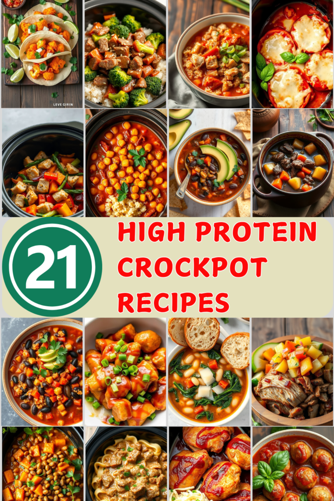 21 High protein crockpot recipes